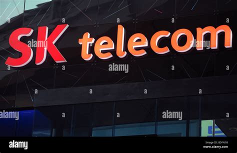 Logo of SK telecom Stock Photo - Alamy