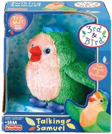 3rd And Bird Talking Samuel Plush : Amazon.co.uk: Toys & Games