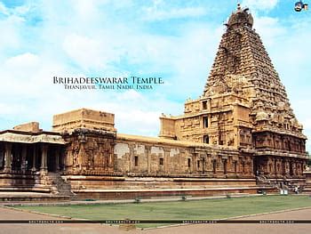 Brihadeeswarar Temple, Tanjore or Thanjavur Big Temple of Cholas, brihadeeswara temple HD ...