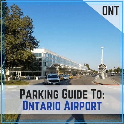 Ontario Airport Parking - find the cheapest and easiest parking options