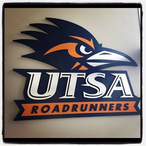 The #UTSA Athletics logo at the entrance to the Athletics Department. #GoUTSA | Logos, Athletics ...