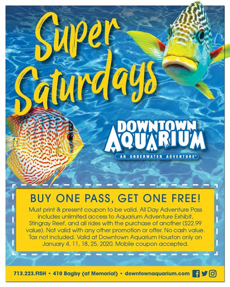 Super Saturday's at Downtown Aquarium - Houston