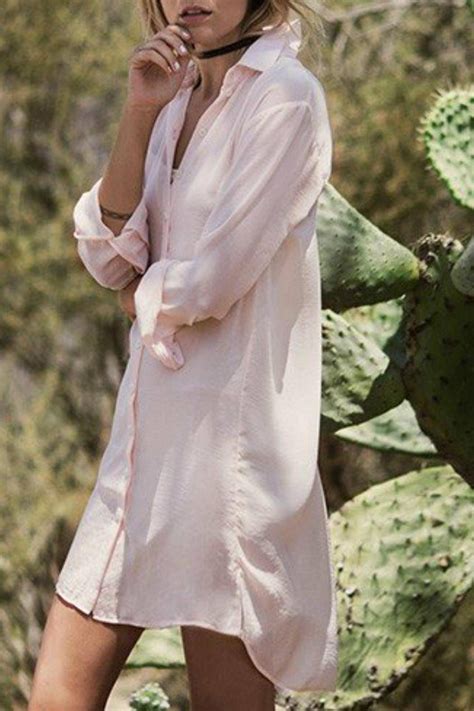 Chiffon Oversized Shirtdress | Shirt dress, Long sleeve dress, Chiffon