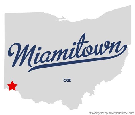 Map of Miamitown, OH, Ohio