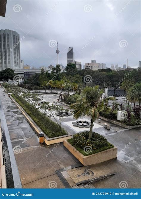 Garden Near To National Mosque of Malaysia Stock Image - Image of ...