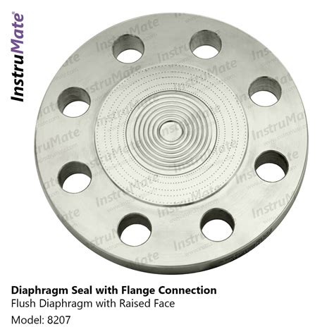 Diaphragm seal with flange connection- 8207 - Instrumate