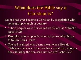 What is a Christian? | PPT