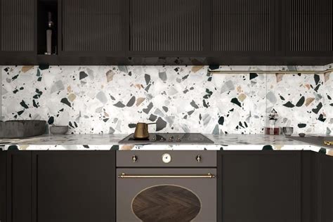 Terrazzo Kitchen Backsplash #terrazzo | Terrazzo kitchen, Loft kitchen ...