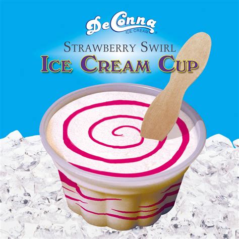 DeConna Strawberry Swirl Ice Cream Cups [Buy in Bulk + Save]