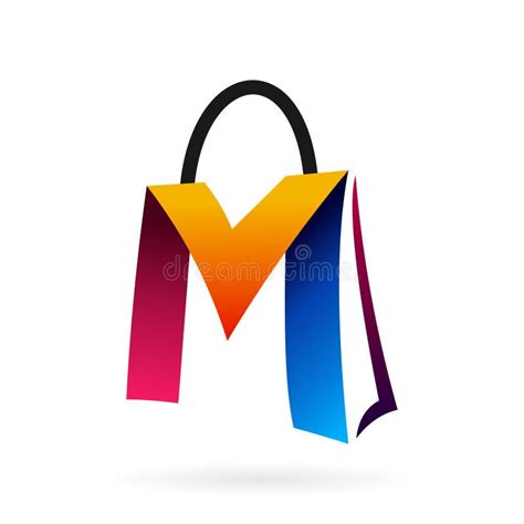 Mart logo letter m concept stock vector. Illustration of woman - 213107037