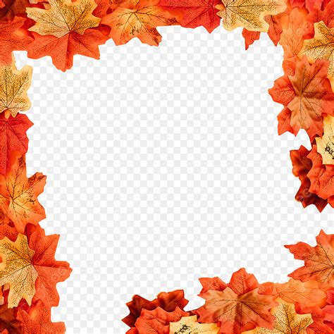 Autumn Leaves Border PNG Picture, Beautiful Autumn Leaves Border, Autumn, Fall, Season PNG Image ...