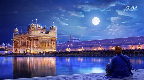 Of Harmandir Sahib, Golden Temple Night HD wallpaper | Pxfuel