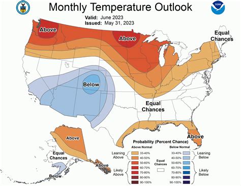 June 2023 outlook predicts no trend in temperature and precipitation ...