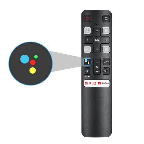 Universal Voice TV Remote Control Replacement for TCL Android 4K UHD ...