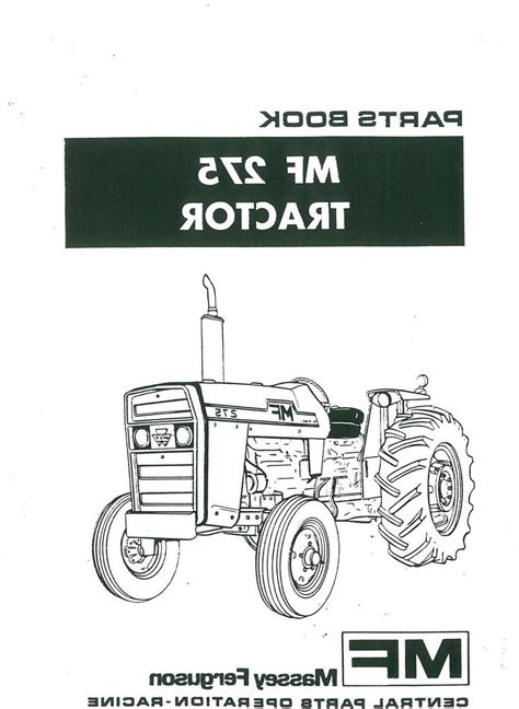 Massey Ferguson 275 Parts Diagram: Your Complete Guide