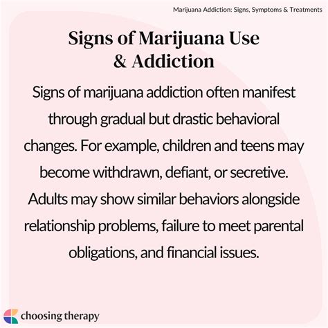 Marijuana Addiction: Signs, Symptoms & Treatments | ChoosingTherapy.com