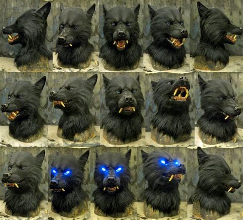 Snarly black werewolf mask by Crystumes on DeviantArt | Werewolf mask, Werewolf costume, Furry art