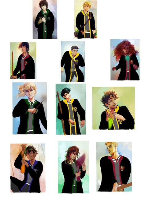 [general] I gave them Hogwarts Uniforms : r/camphalfblood