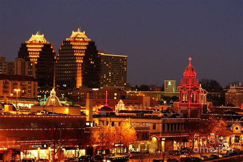 Kansas City Plaza Lights Photograph by Catherine Sherman