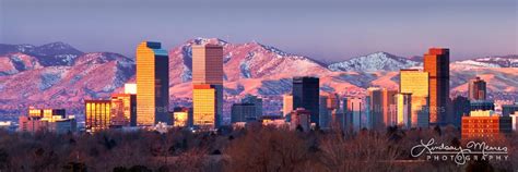 Denver Skyline Canvas denver Skyline Panorama - Etsy