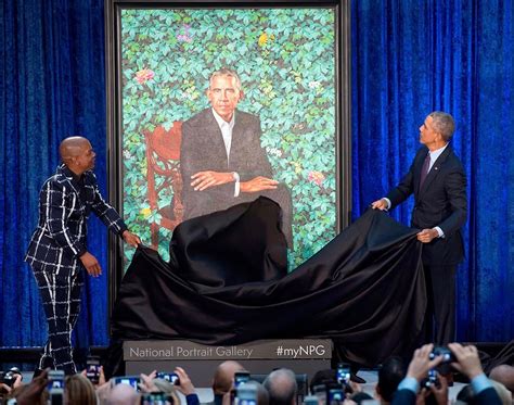 Kehinde Wiley's Portrait of President Barack Obama