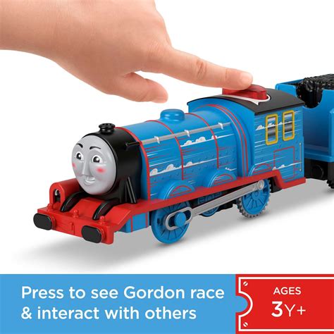 Buy Thomas & Friends Talking Gordon, Battery Powered Motorized Toy Train with Character Sounds ...