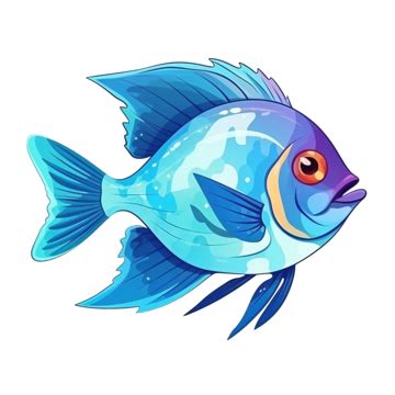 Sea Fish Aqua Color Png Illustration Marine Animals, Fish, Transparent ...