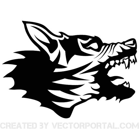 Rabid dog Royalty Free Stock Free Vector