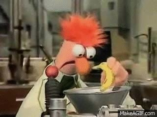 Beaker & Bunsen - Banana Sharpener on Make a GIF