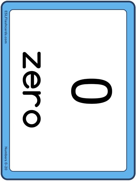 Large Number Flashcards With Words Download Printable PDF | Templateroller