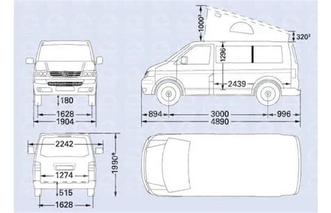 Vw Transporter T5 Kombi Dimensions - Transport Informations Lane