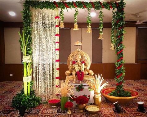 Diwali Decoration – bestlooks | Ganpati decoration design, Ganesh chaturthi decoration, Ganpati ...