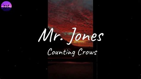 Counting Crows - Mr. Jones (Lyric Video) - YouTube