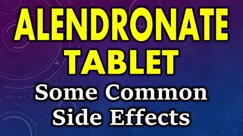Alendronate sodium side effects | common side effects of alendronate sodium tablets - YouTube