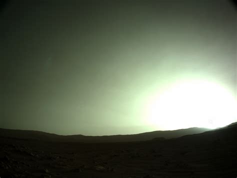 Mars Perseverance Sol 73: Stunning sunset on Mars : r/PerseveranceRover