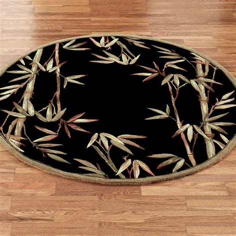 Bamboo Round Area Rug