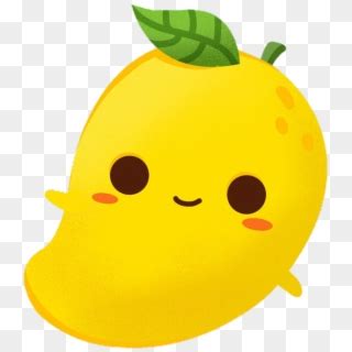 #scmango #mango #cartoon #cute #colorful #emoji #smile, HD Png Download ...