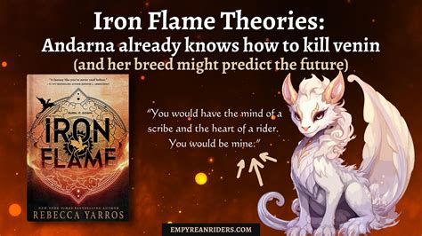 Iron Flame Theory: Andarna knows how to kill venin – Empyrean Riders