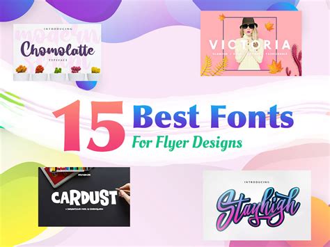 15 Best Fonts For Flyer Designs - Envato Elements - WP Daddy