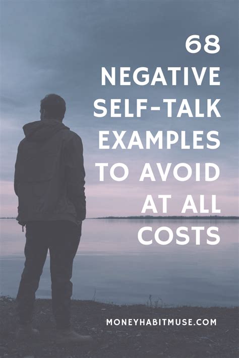 68 Negative Self-Talk Examples to AVOID at All Costs | Negative self ...