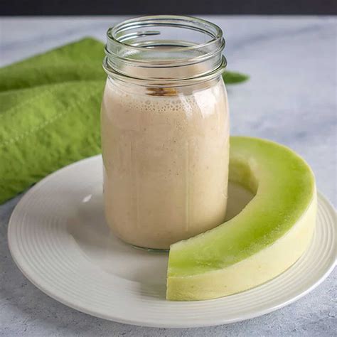 Melon Smoothie with Cantaloupe or Honeydew - Cooking with Mamma C