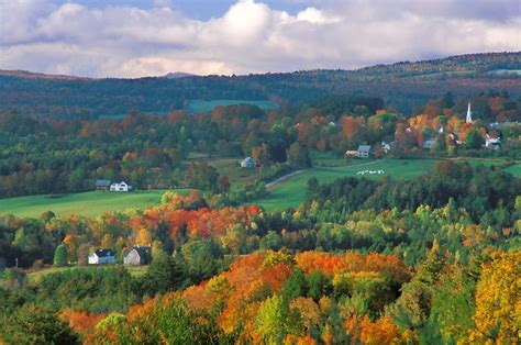 Exquisite Fall Foliage in Peacham, Vermont