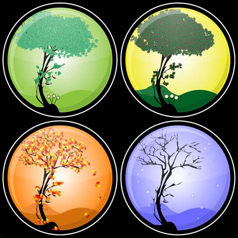 10) Four Seasons | Nature calendar, Four seasons art, Four seasons