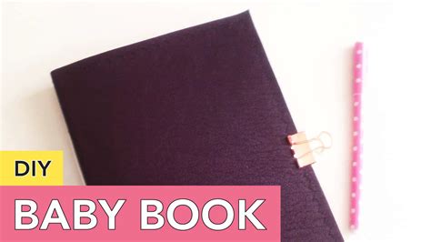 DIY Baby Keepsake Book | Pamphlet Stitch and Envelope Back Pocket ...