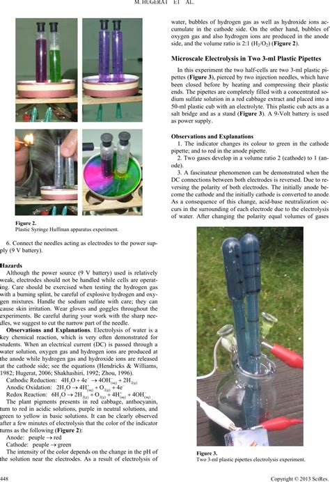 Usefulness of Plastic Hoffman Apparatus in Chemistry Classes: A Case Study of Its Implementation ...