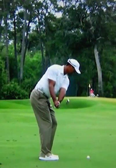 Tiger Woods Golf Swing Video – 2012, Down the Line View, 300fps Slow Motion, Wedge | Golf Loopy ...