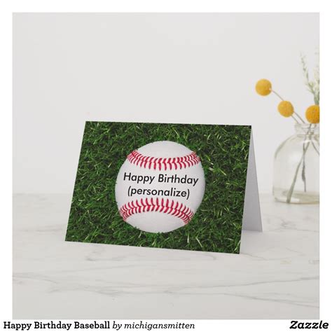 Funny Baseball Birthday Cards