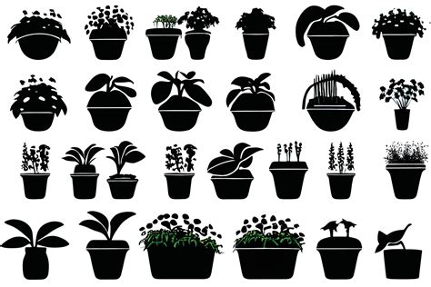 Garden Vector Icons A Flourishing Collection of Nature inspired ...