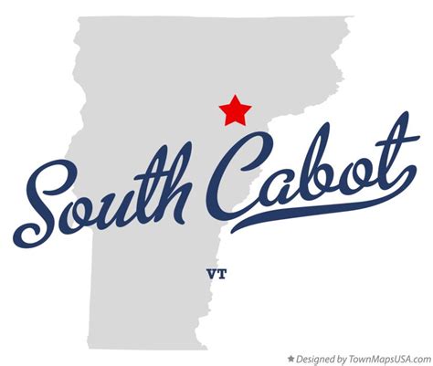 Map of South Cabot, VT, Vermont