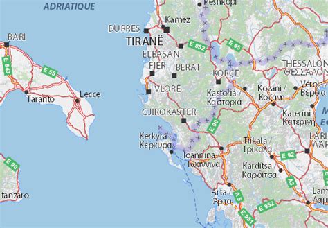 MICHELIN Vlorë map - ViaMichelin